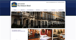 Desktop Screenshot of delmerehotel.co.uk